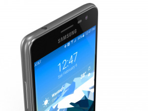 samsung galaxy j3 - element 3d Modello 3D
