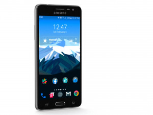 samsung galaxy j3 - element 3d Modello 3D