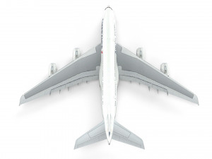 airbus a380 - air france Model 3D