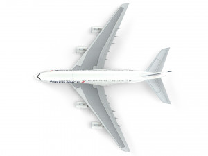 airbus a380 - air france Model 3D