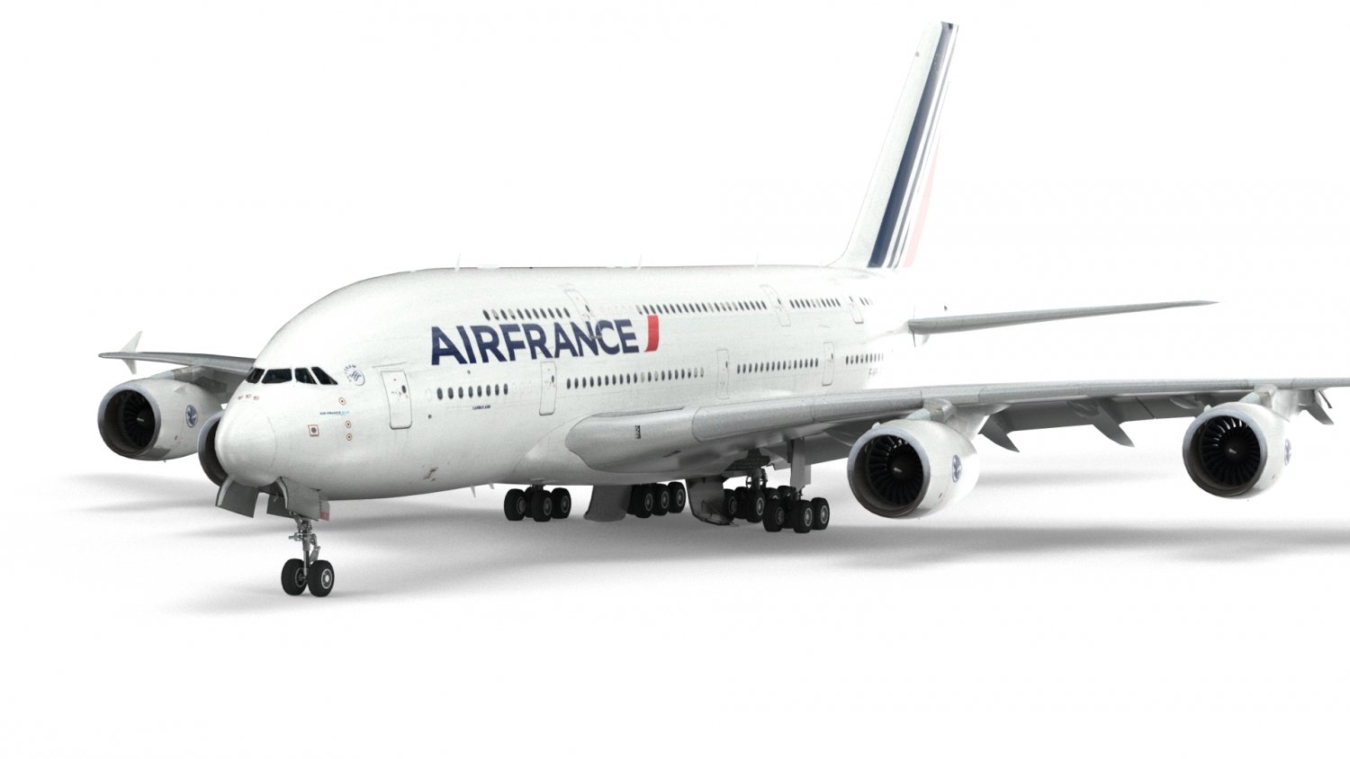 Airbus A380 Air France 3d Model In Commercial 3dexport