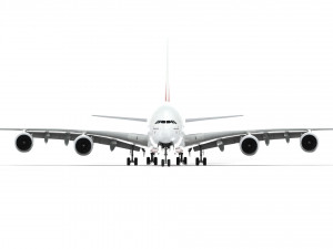 airbus a380 - fly emirates 3D-Modell