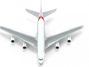 airbus a380 - fly emirates 3D-Modell