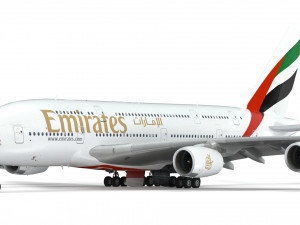 airbus a380 - fly emirates 3D-Modell