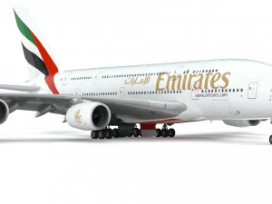 airbus a380 - fly emirates 3D Model