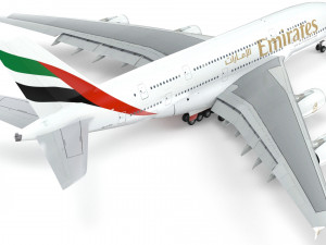 airbus a380 - fly emirates 3D-Modell
