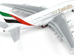 airbus a380 - fly emirates 3D Model