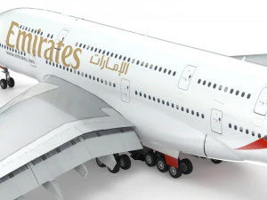 airbus a380 - fly emirates 3D Model