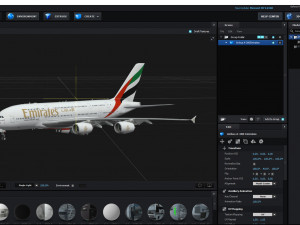 airbus a380 - fly emirates 3D-Modell