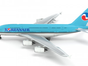 airbus a380 - korean airlines 3D Model
