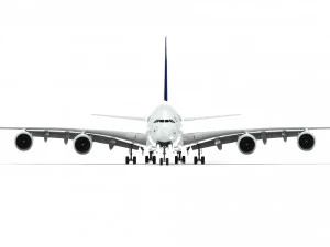 airbus a380 - lufthansa 3D Model