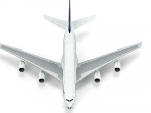 airbus a380 - lufthansa 3D Model