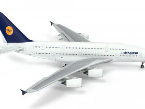 airbus a380 - lufthansa 3D Model