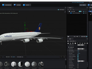 airbus a380 - lufthansa 3D Model