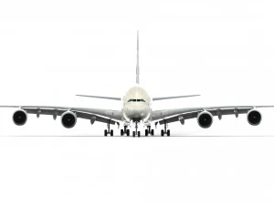 airbus a380 - arabian airlines 3D Model