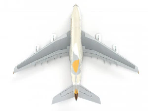 airbus a380 - arabian airlines 3D Model