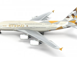 airbus a380 - arabian airlines Modèle 3D