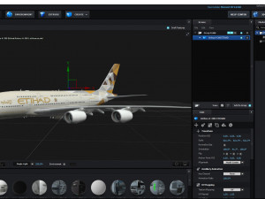 airbus a380 - arabian airlines Modèle 3D