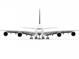 airbus a380 - singapore airlines Model 3D