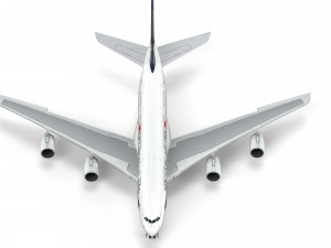airbus a380 - singapore airlines Model 3D