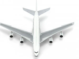 airbus a380 - clear white paint 3D Model