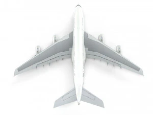 airbus a380 - clear white paint 3D Model