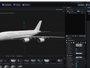 airbus a380 - clear white paint Modèle 3D
