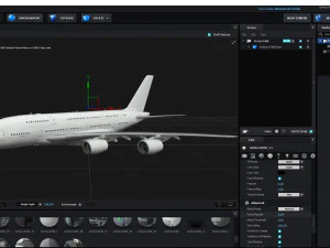 airbus a380 - clear white paint 3D Model