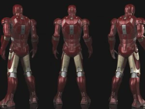 Iron man mk3 Rigged 3D Model