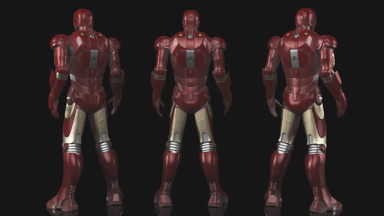 Iron Man Mk3 Fully Rigged 3d Model In Robot 3dexport
