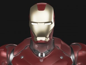 Iron man mk3 Rigged 3D Model