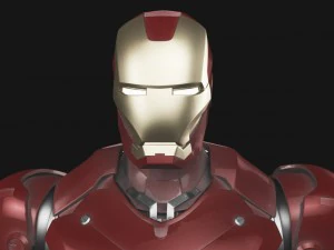 Iron man mk3 Rigged 3D Model