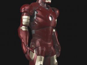 Iron man mk3 Rigged 3D Model