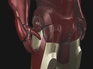 Iron man mk3 Rigged 3D Model