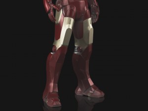 Iron man mk3 Rigged 3D Model