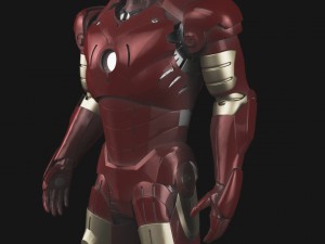 Iron man mk3 Rigged 3D Model