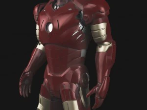 Iron man mk3 Rigged 3D Model