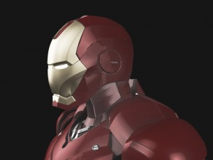 Iron man mk3 Rigged 3D Model