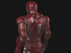 Iron man mk3 Rigged 3D Model