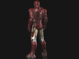 Iron man mk3 Rigged 3D Model