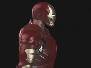 Iron man mk3 Rigged 3D Model