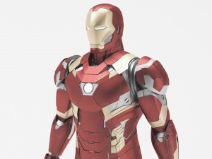 iron man mk46 - fully rigged Modelo 3D
