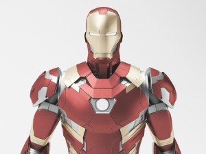 iron man mk46 - fully rigged 3D Model