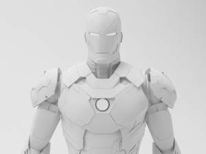 iron man mk46 - fully rigged 3D Model