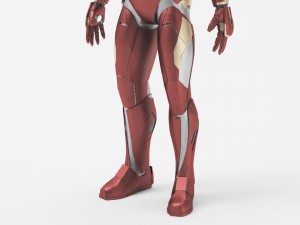 iron man mk46 - fully rigged 3D Model