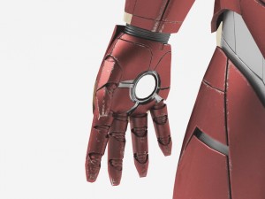 iron man mk46 - fully rigged 3D Model