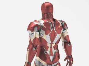 iron man mk46 - fully rigged 3D Model