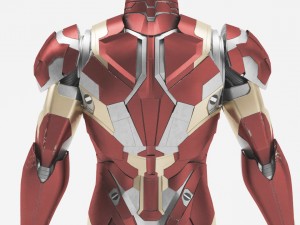 iron man mk46 - fully rigged 3D Model