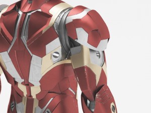 iron man mk46 - fully rigged 3D Model
