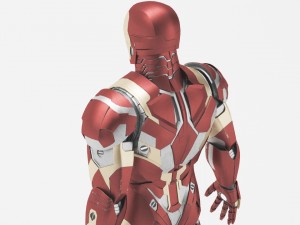iron man mk46 - fully rigged 3D Model